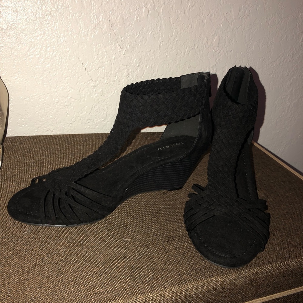 Torrid Braided Wedge Sandals